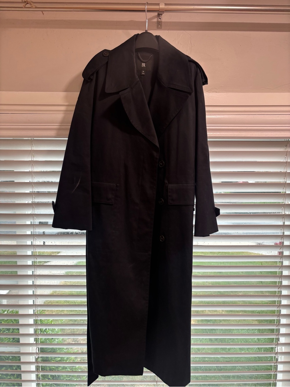 Banana Republic Black Trench Coat